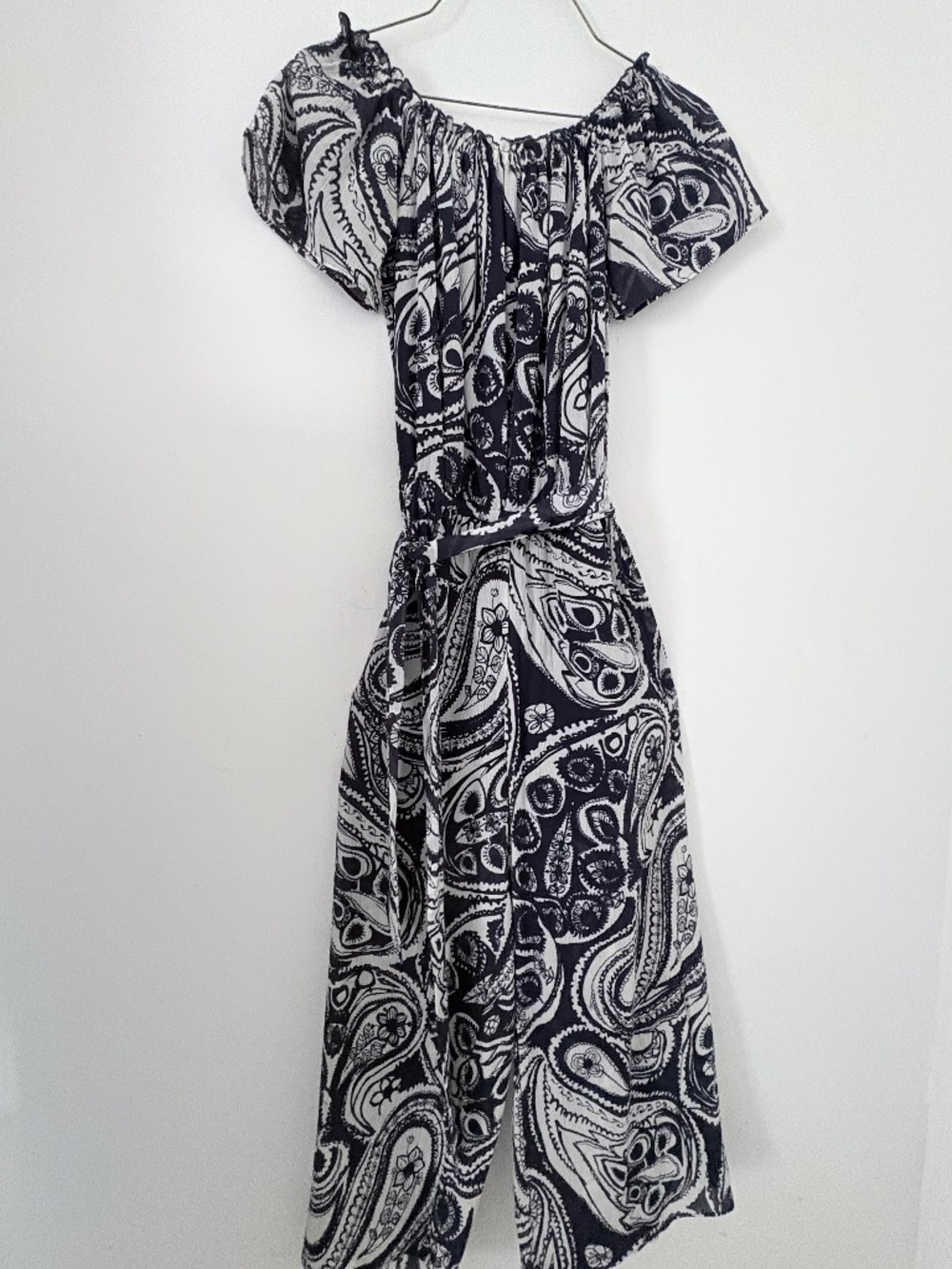 Trina Turk Off-shoulder Jumpsuit Dress
